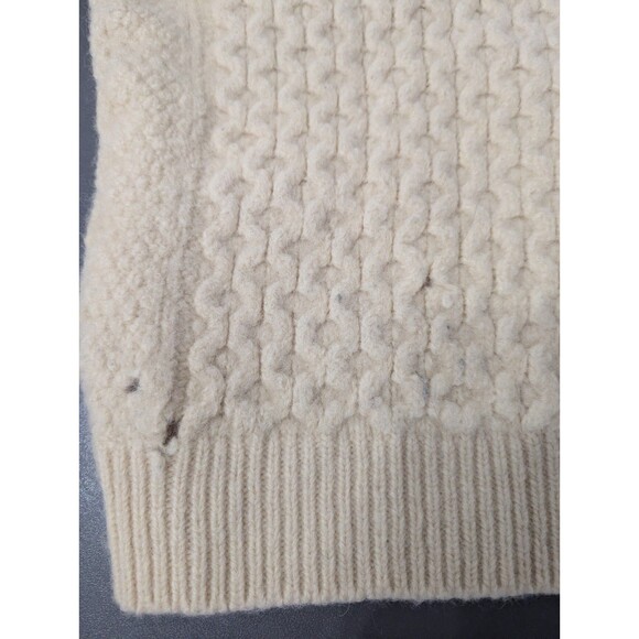 Women's Kilspindie 100% Pure Wool Sweater Ivory Size Large (Fits small) READ - Picture 4 of 8